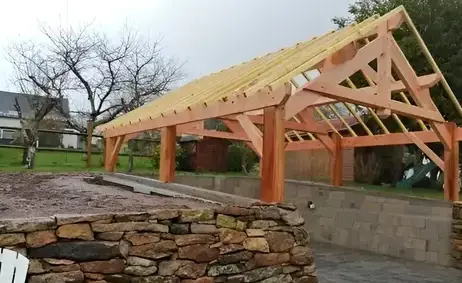 carport bois Locminé-2