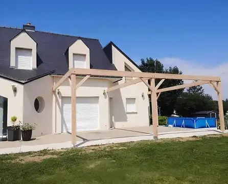 carport bois Ploërmel-1