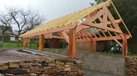 carport bois Ploërmel-3