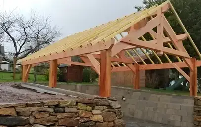 carport bois Plumelec-3