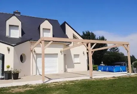 carport bois Saint-Jean-Brévelay-3